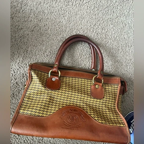 Ghurka Brown Leather Handbag. READ DESCRIPTION - Picture 1 of 11